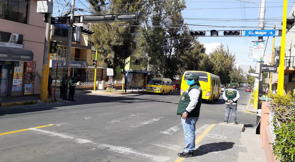 Dos vías cambiarán de sentido en Cayma y Socabaya