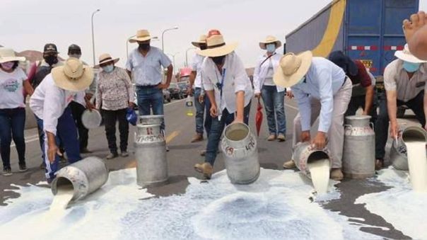 Ganaderos lecheros anuncian paro nacional por crisis