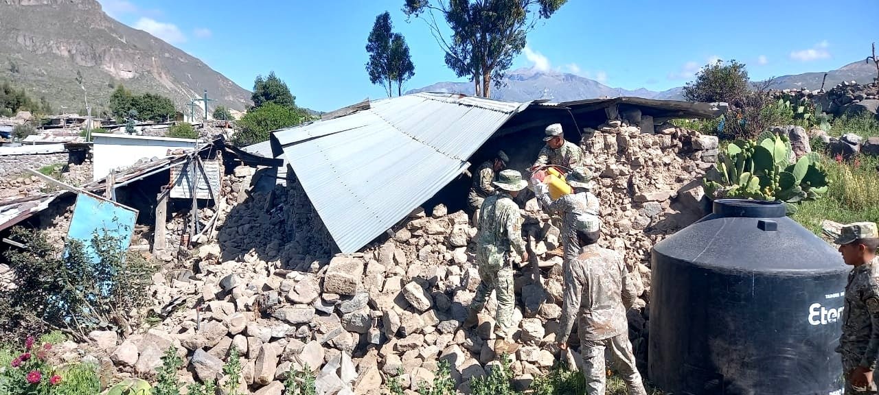 Sismo dejó 902 damnificados y 295 viviendas inhabitables