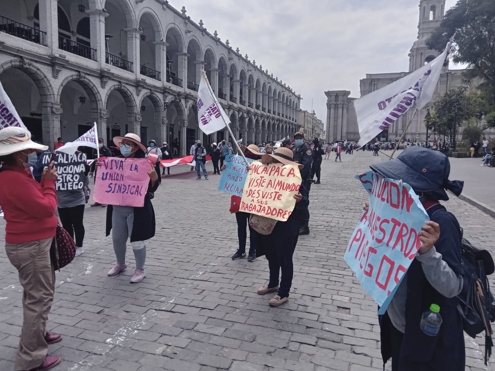 Sindicatos de trabajadores de Incalpaca radicalizarán huelga