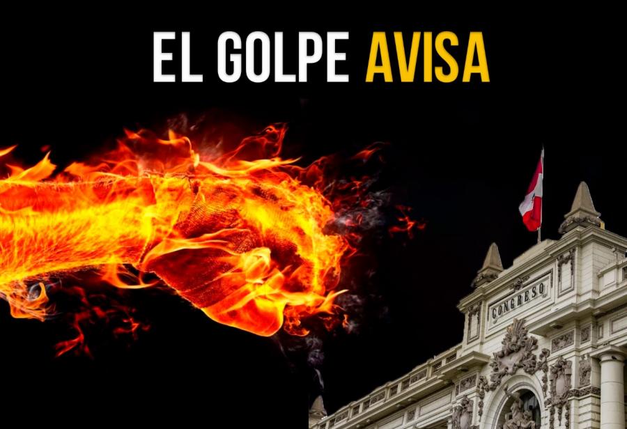 El golpe avisa