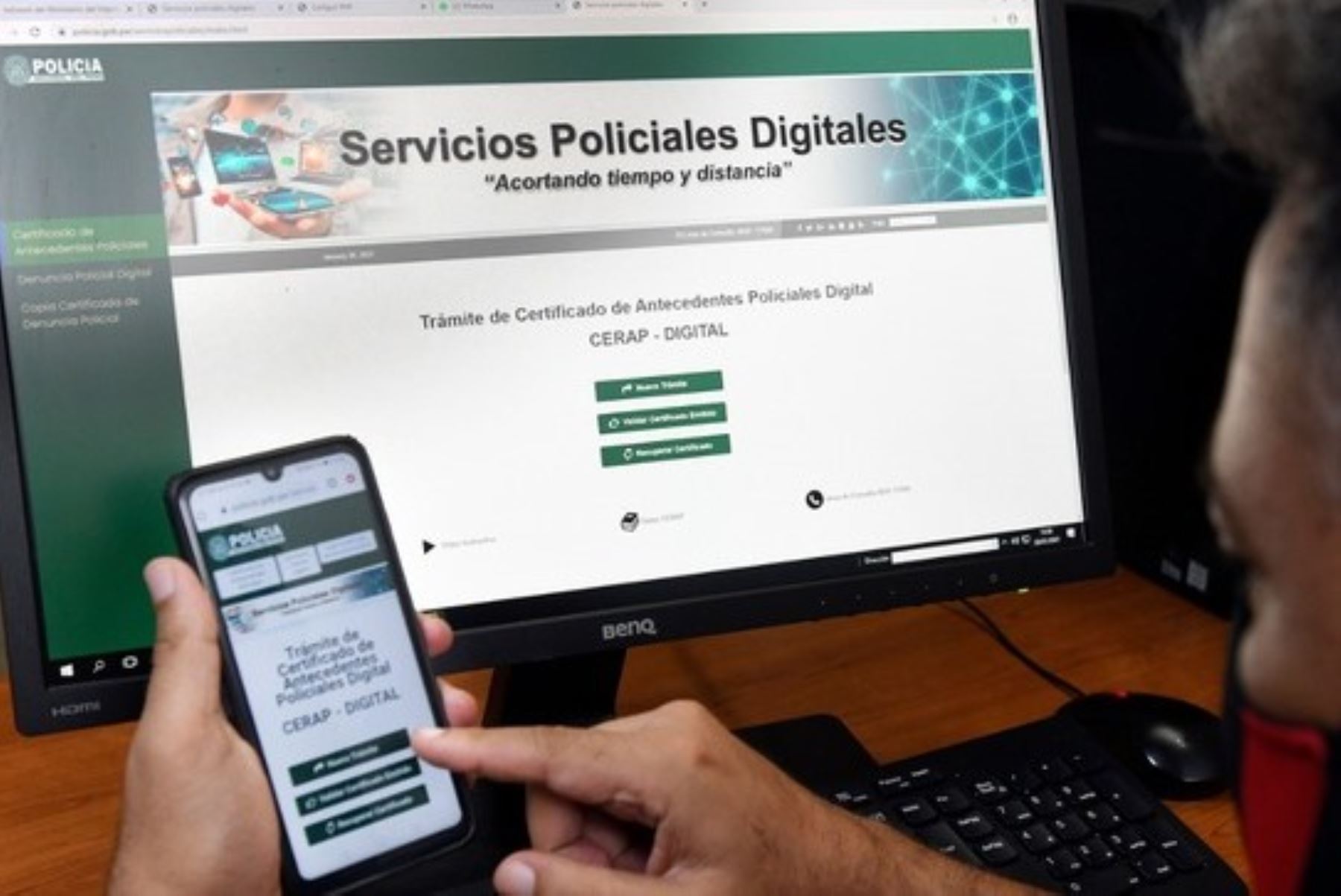 Aumenta demanda de certificados de antecedentes policiales digitales