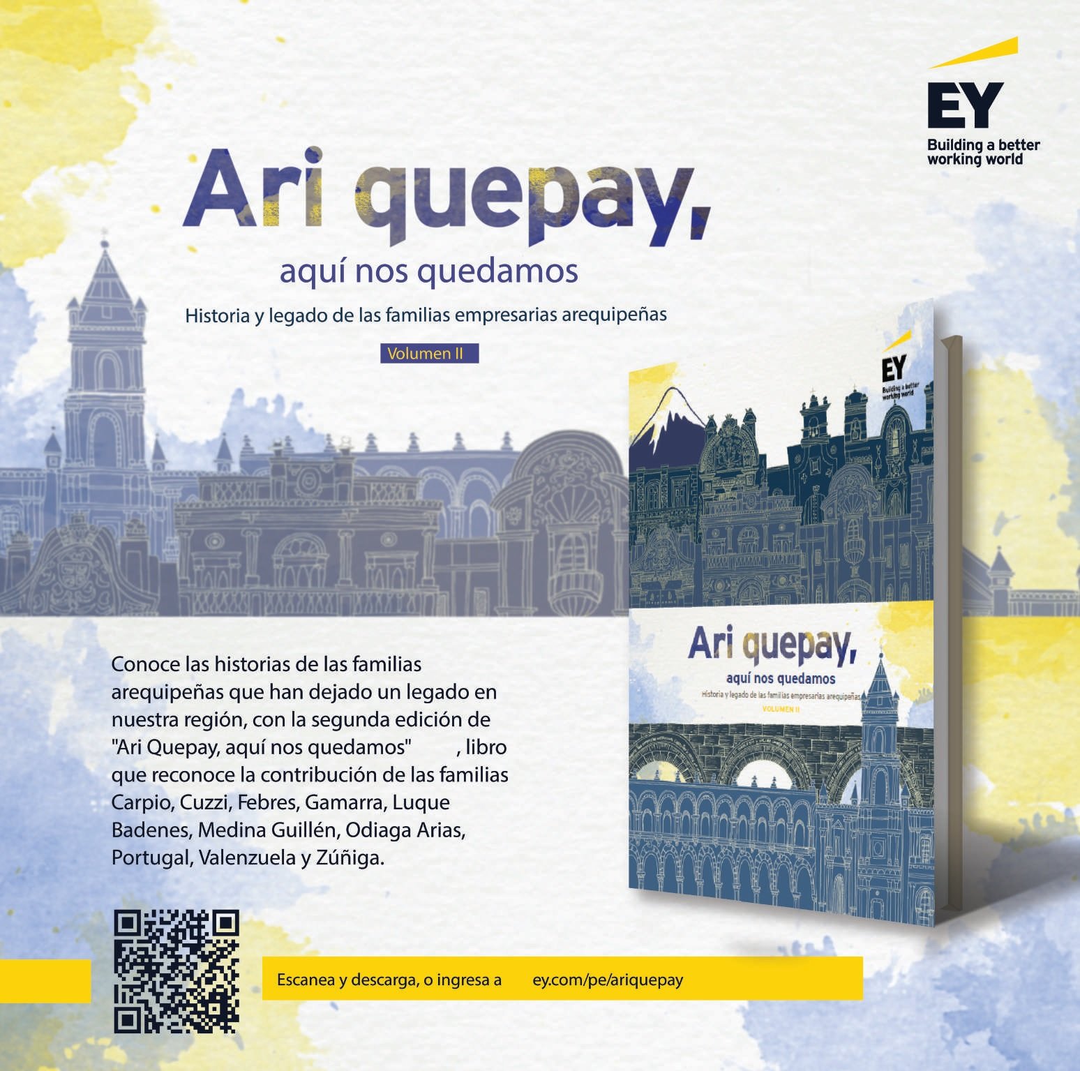 EY Perú presenta el segundo volumen del libro “Ari Quepay