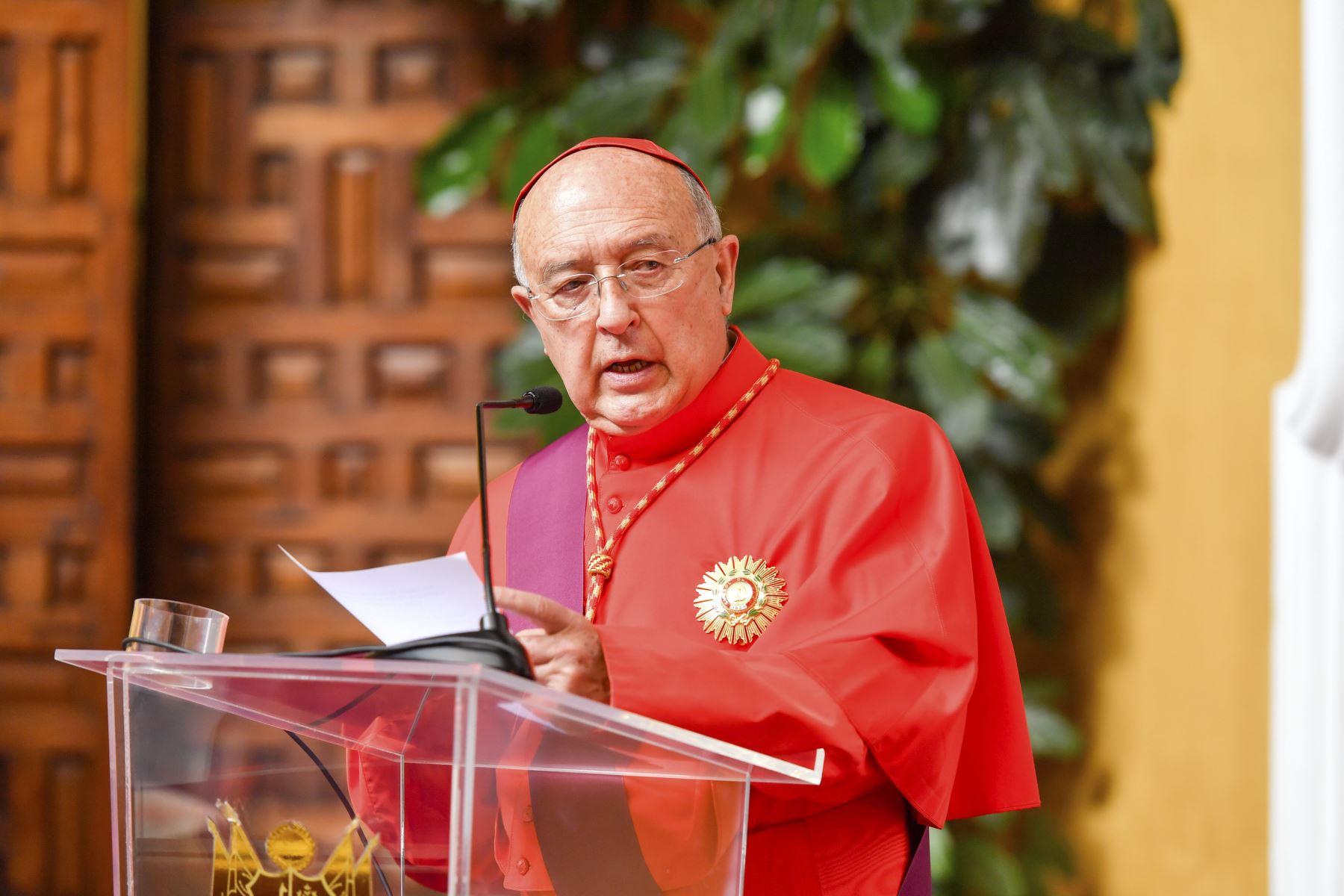 Cardenal Barreto invoca a Huancayo apostar por el diálogo