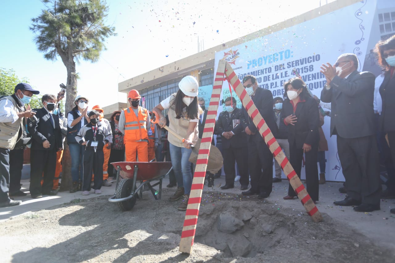 Se inician obras en colegio El Gran Amauta con 735 alumnos