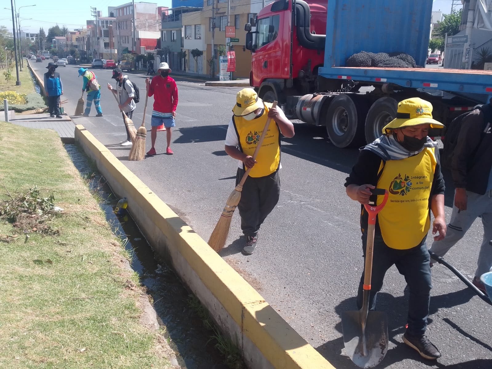 Sentenciados realizaron trabajo comunitario en Yanahuara