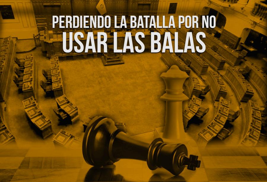 Perdiendo la batalla por no usar las balas