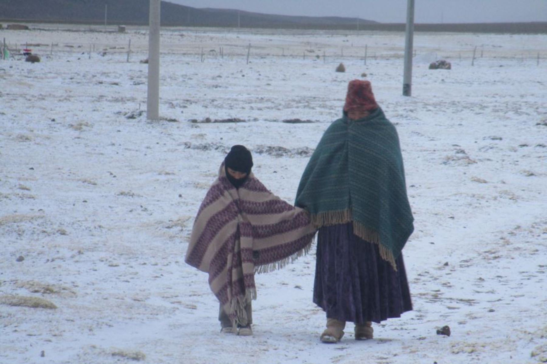 Localidades altoandinas soportarán hasta -18°C