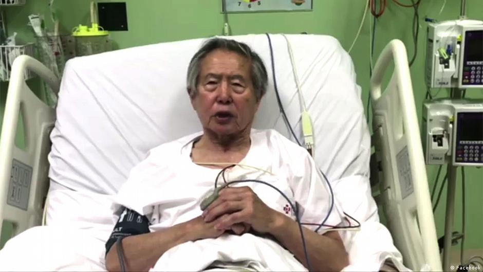 Fujimori fue trasladado a clínica para tratamiento por urticaria