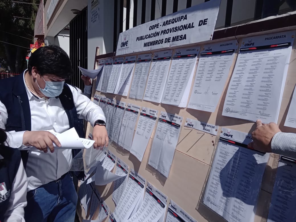 Más de 23 mil miembros de mesa fueron elegidos en la región