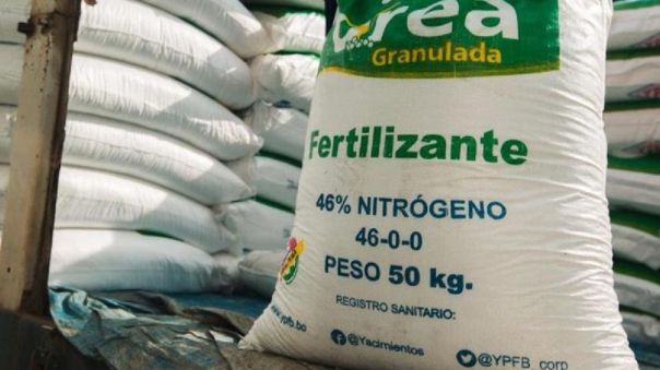 Importación de urea llegará entre el 15 y 18 de agosto