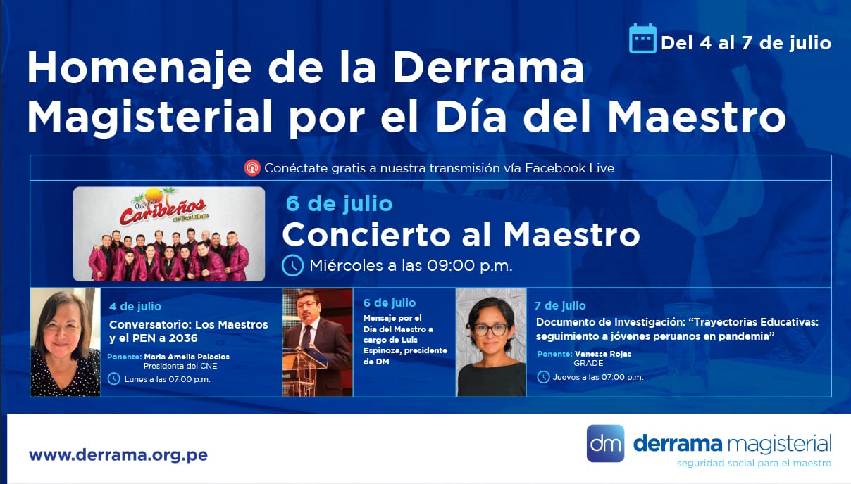 Derrama Magisterial presenta actividades por el Día del Maestro