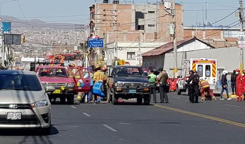 Obrero fallece en Av. Progreso tras accidente laboral