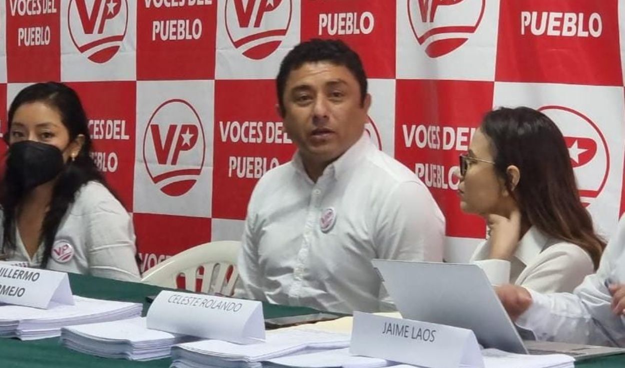 Guillermo Bermejo presentó su partido político Voces del Pueblo