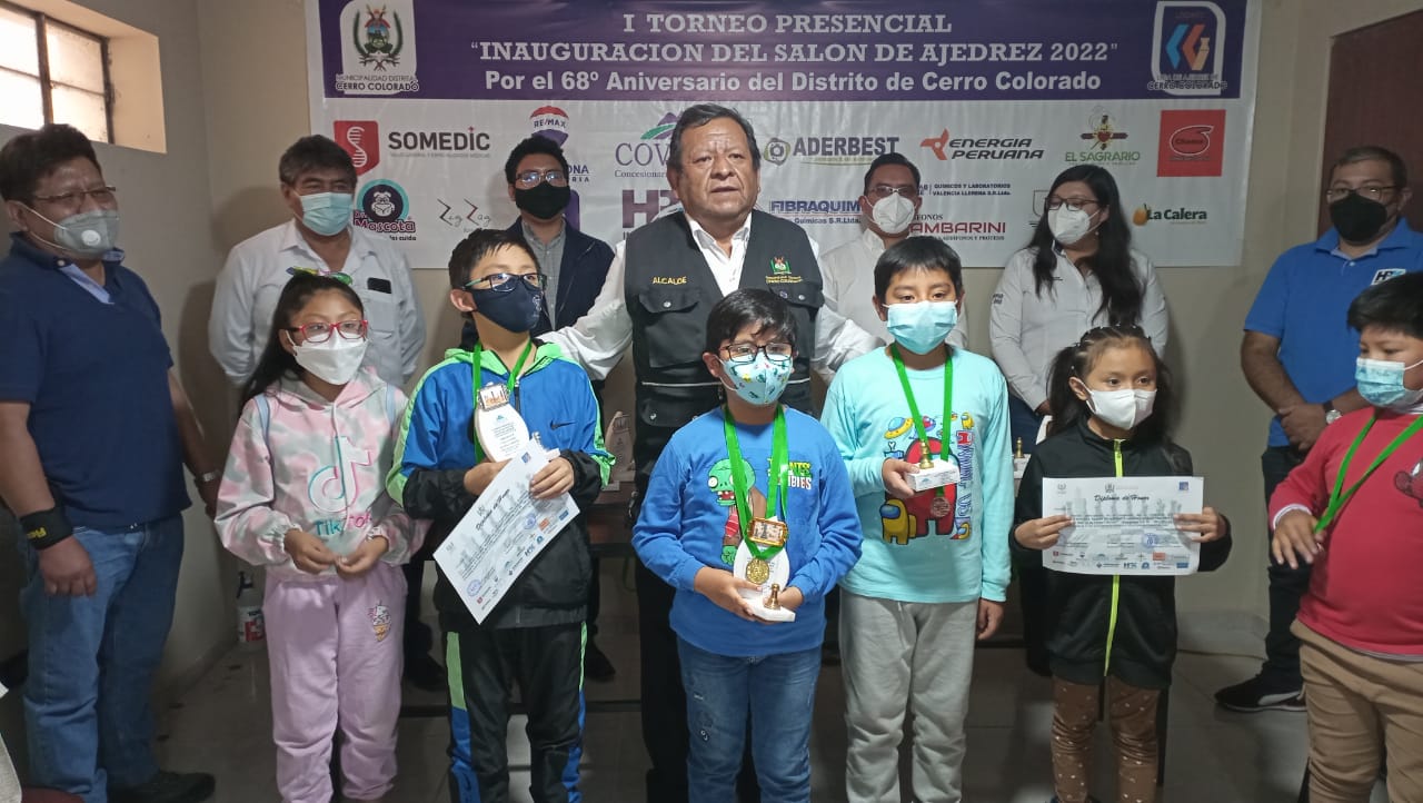 Ajedrecistas brillaron en torneo del deporte ciencia en Cerro Colorado