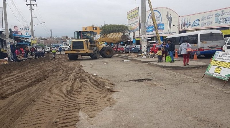 Suspenden obras de la avenida Vidaurrazaga tras actos de violencia