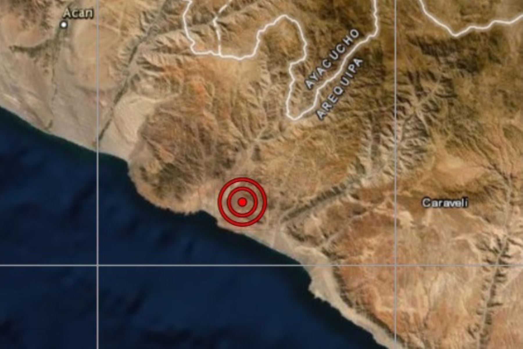 Sismo de magnitud 4.6 remeció distrito de Yauca