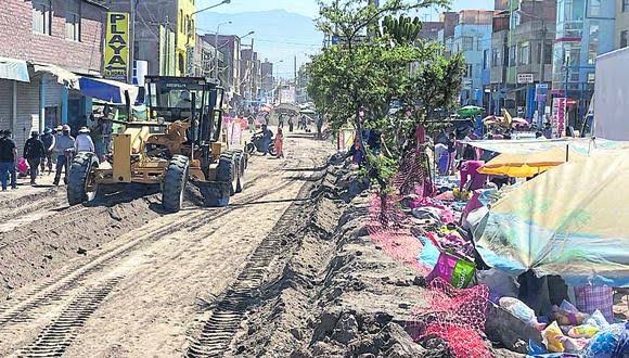 Comerciantes del Avelino marcharán por obras suspendidas en Vidaurrazaga