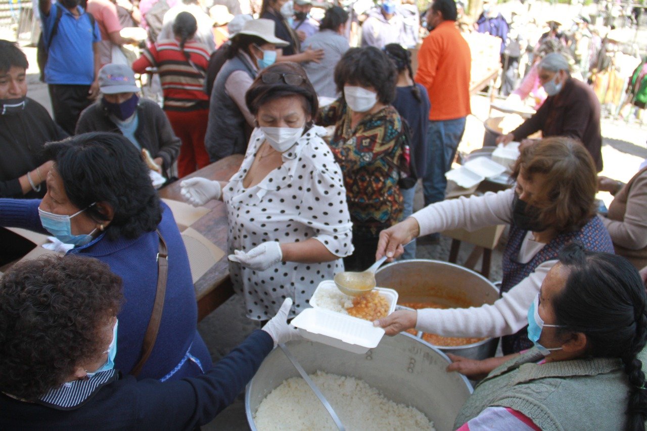 Retornó fiesta de la porciúncula y repartieron 500 almuerzos