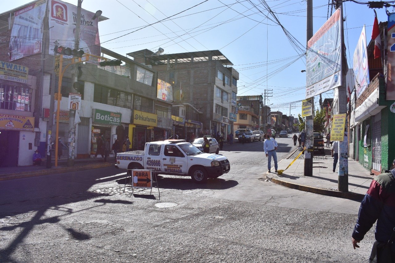 Realizan prueba de plan de desvío para ejecución de obra en avenida caracas