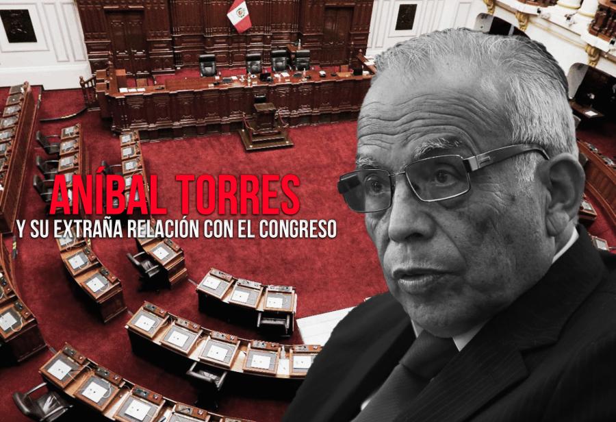 Aníbal Torres y su extraña relación con el Congreso