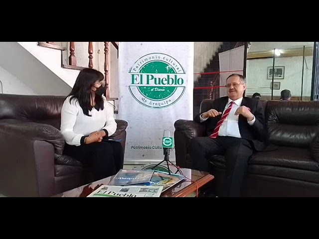 Entrevistamos a Marco Falconí Picardo candidato al Gobierno Regional de Arequipa.