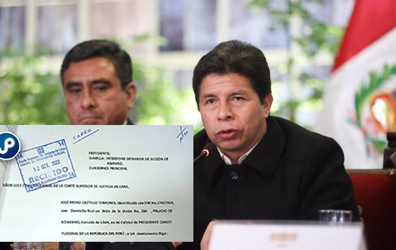 Mandatario presentó demanda de amparo contra el Congreso