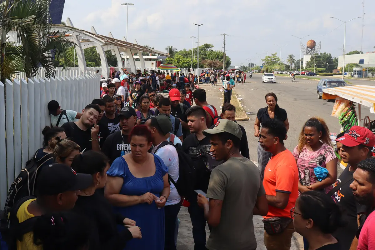 Migrantes planean caravana de 2.000 personas en frontera sur