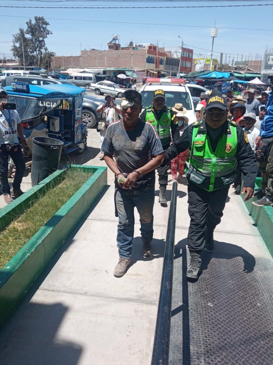 Presunto ataque en terreno dejó 5 heridos y 9 detenidos en Majes