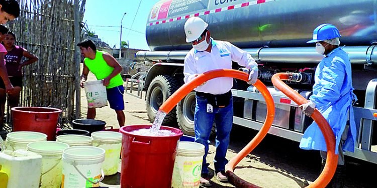 Sedapar anuncia cortes de agua potable en diversos sectores