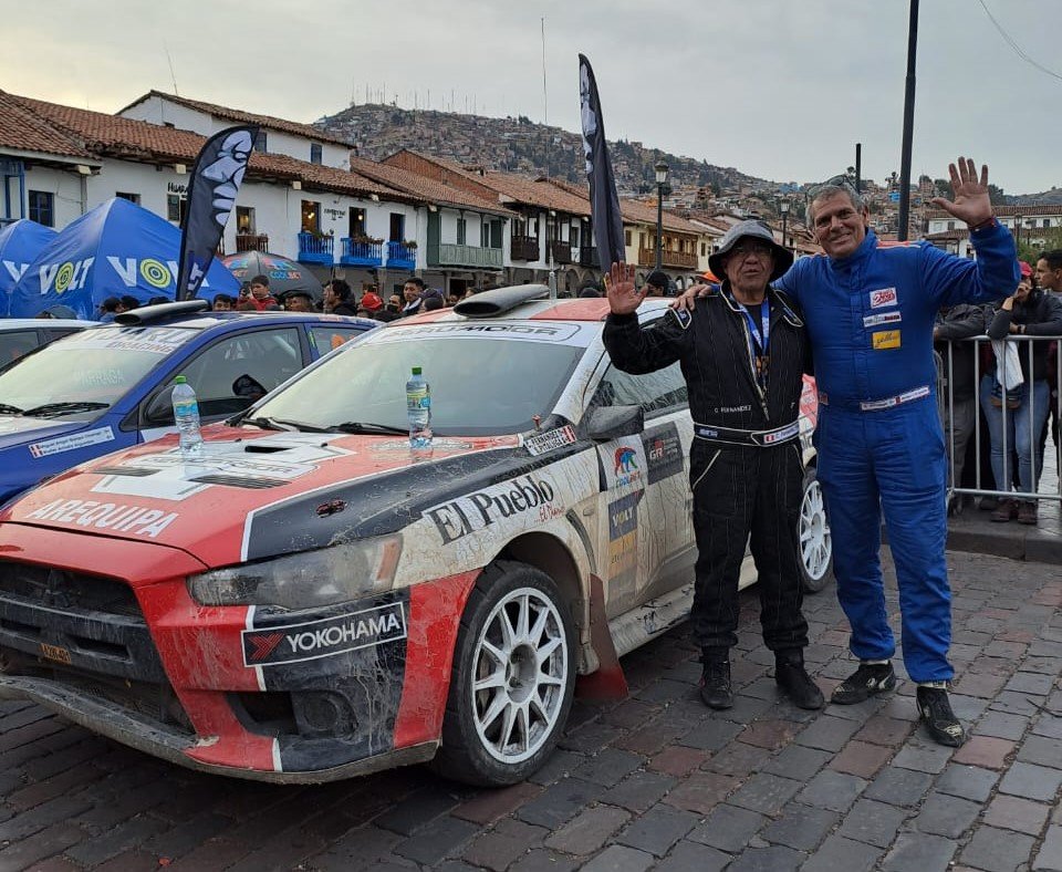 Piloto arequipeño Carlos Fernández logró su cuarto Caminos del Inca