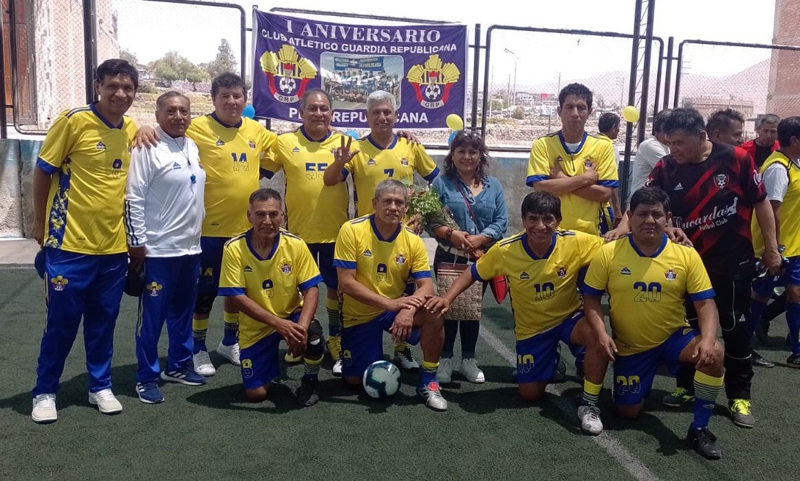 Primer aniversario celebra Peña de Club Atlético Guardia Republicana