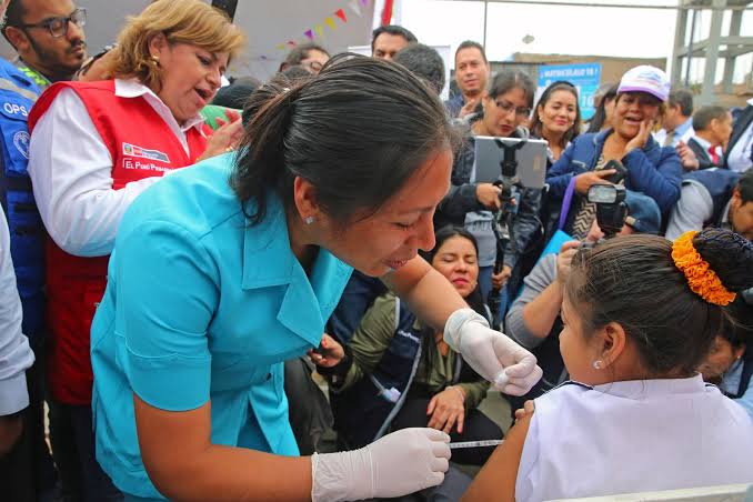 Gobierno del Perú lanza campaña para promover vacunación contra la polio, el sarampión, papiloma y neumococo