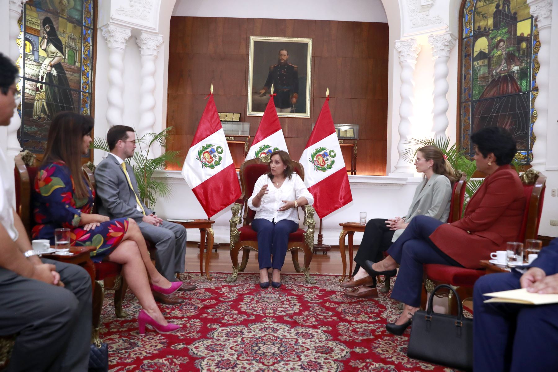 Presidenta Boluarte inició ayer Ronda de diálogo con bancadas