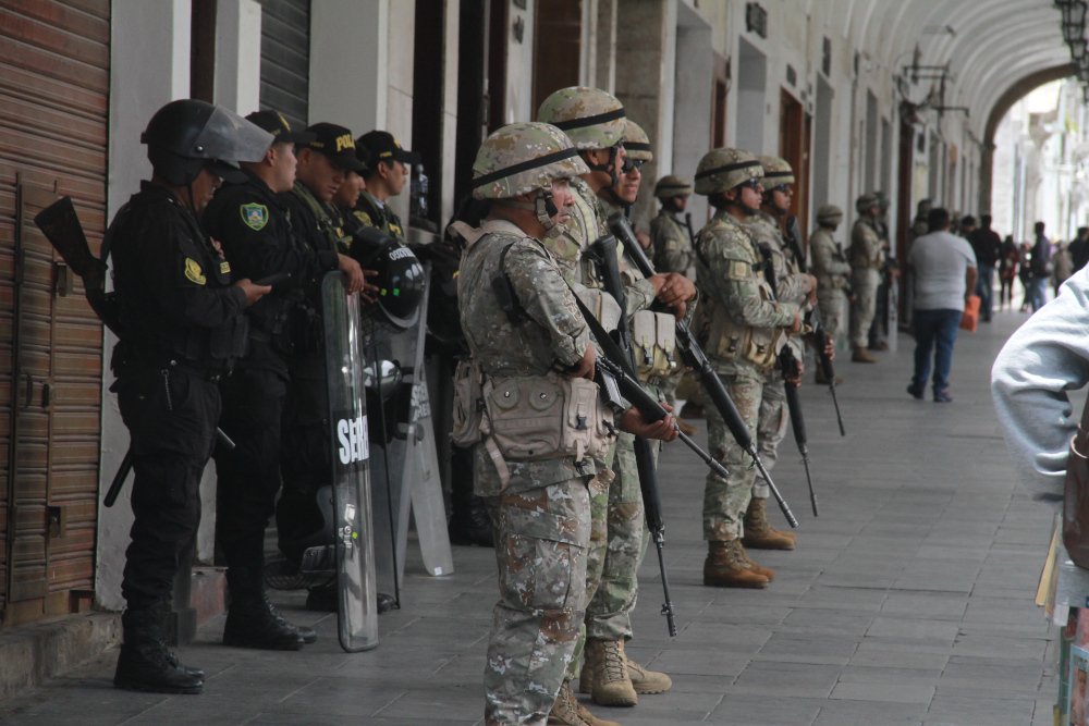 Ejército garantiza seguridad en Arequipa durante nuevas manifestaciones