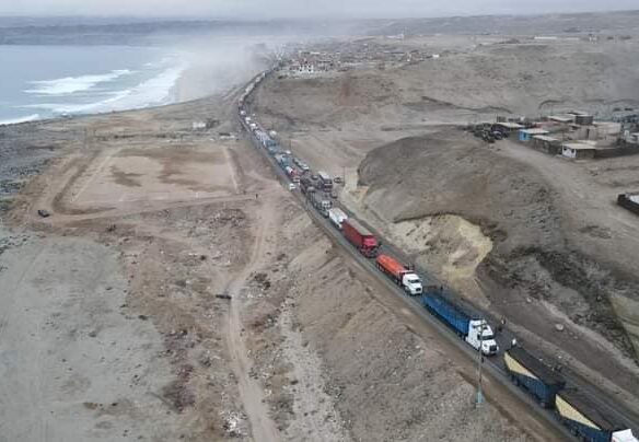 Tránsito en Chala depende de treguas entre protestantes y efectivos