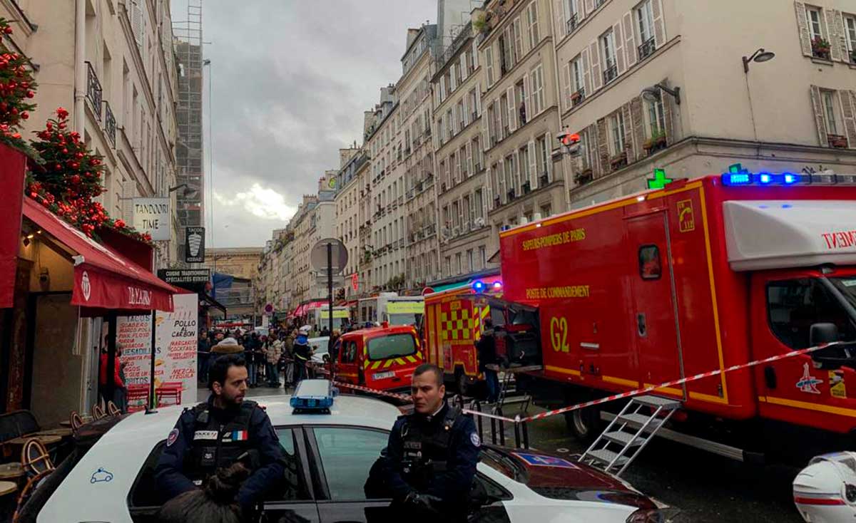 Tres muertos y cuatro heridos deja tiroteo en el centro de París