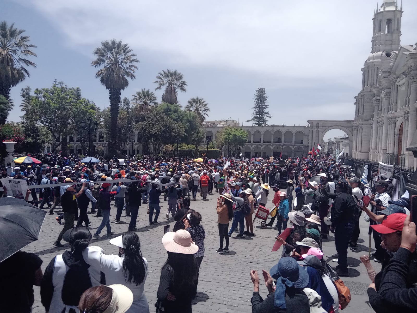 Manifestaciones continuarán y este jueves será a nivel nacional