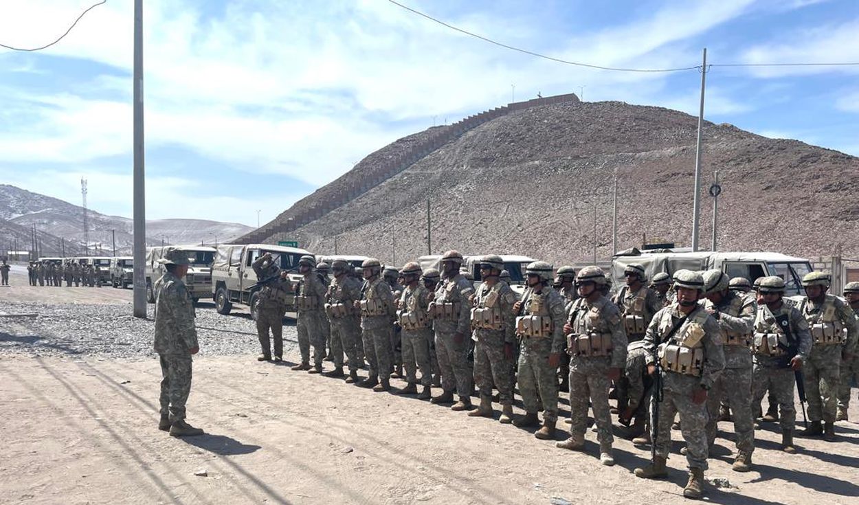 Comando del Ejército supervisó puntos de control en la Panamericana Sur