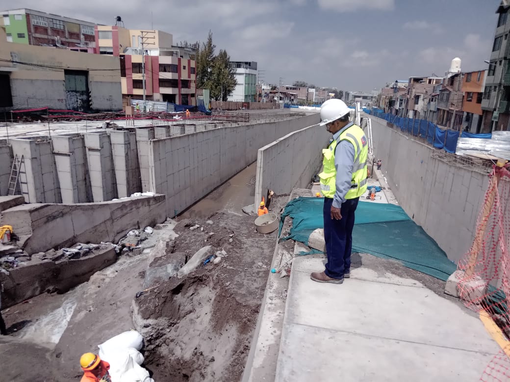 Obras paralizarían temporalmente en Arequipa por intensas lluvias