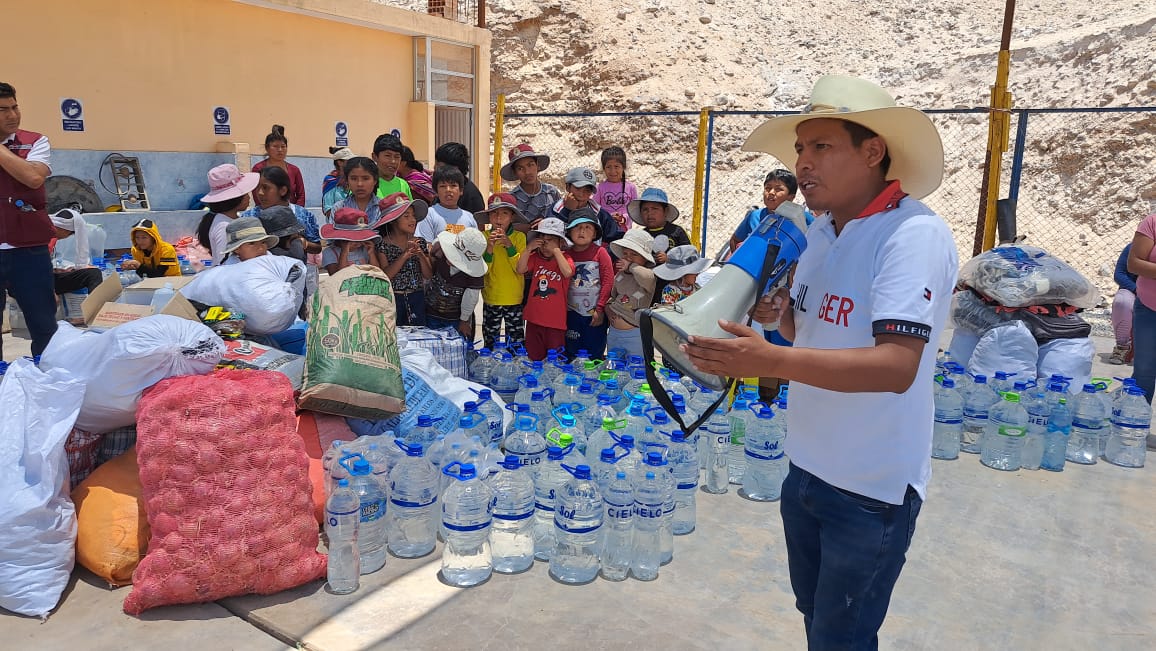 Municipio de La Joya llevó ayuda a pobladores de Posco Miski