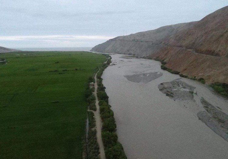 Caudal del río Ocoña alcanza los 728 m3 por segundo