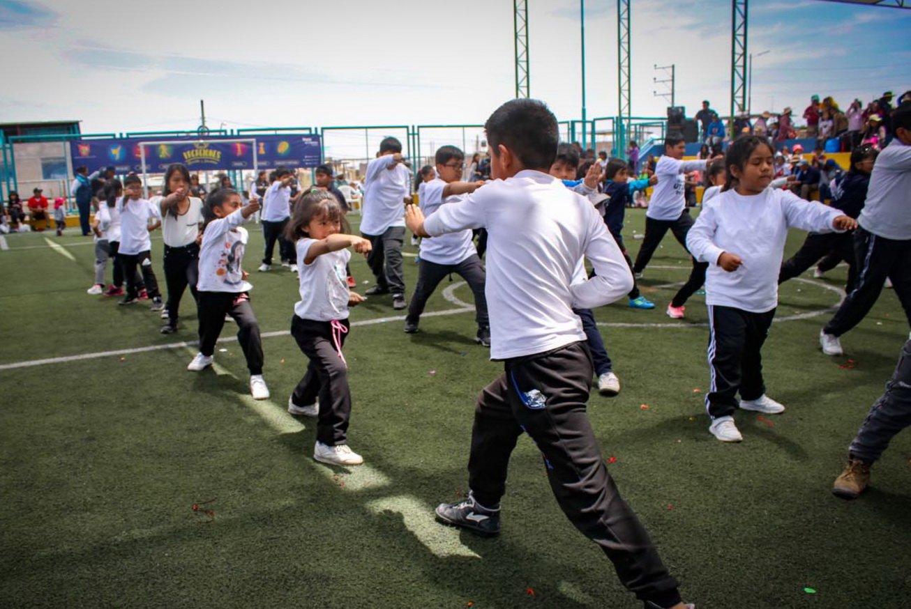 Más de mil niños y niñas concluyeron programa de vacaciones útiles en Yura