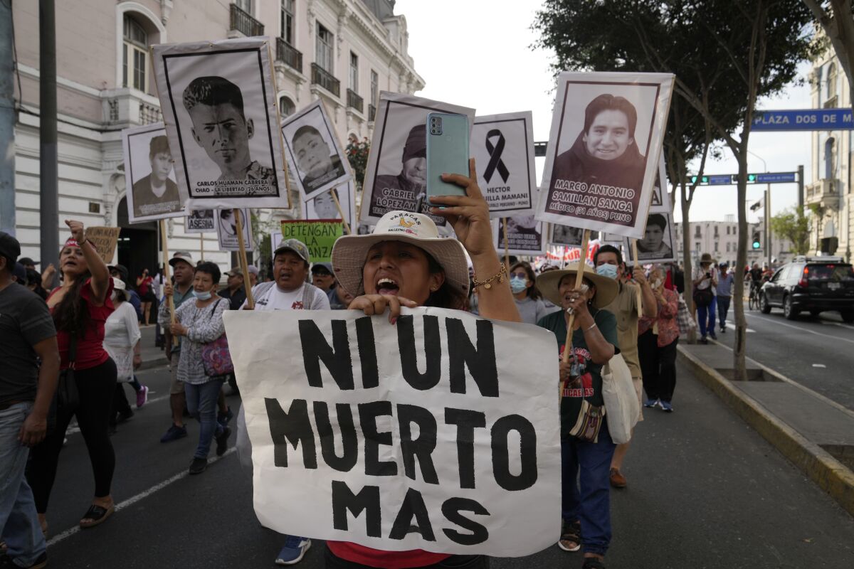 Se registraron movilizaciones en calles céntricas de Lima