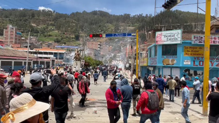 Andahuaylas paralizada y marchan pidiendo diálogo