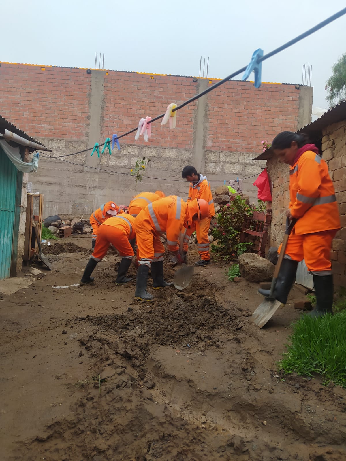 Viviendas inundadas en Profam, Upis Milagros y Ciudad de Dios