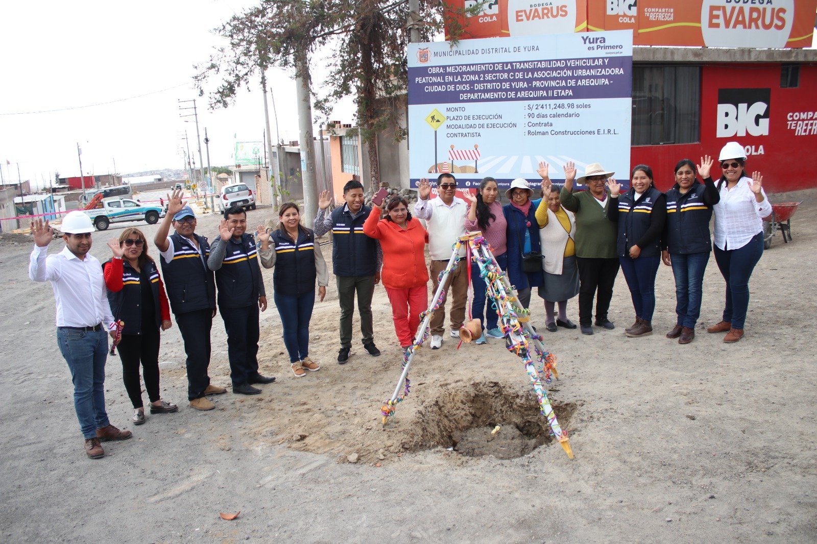 Más de S/ 2 millones para construcción de vías