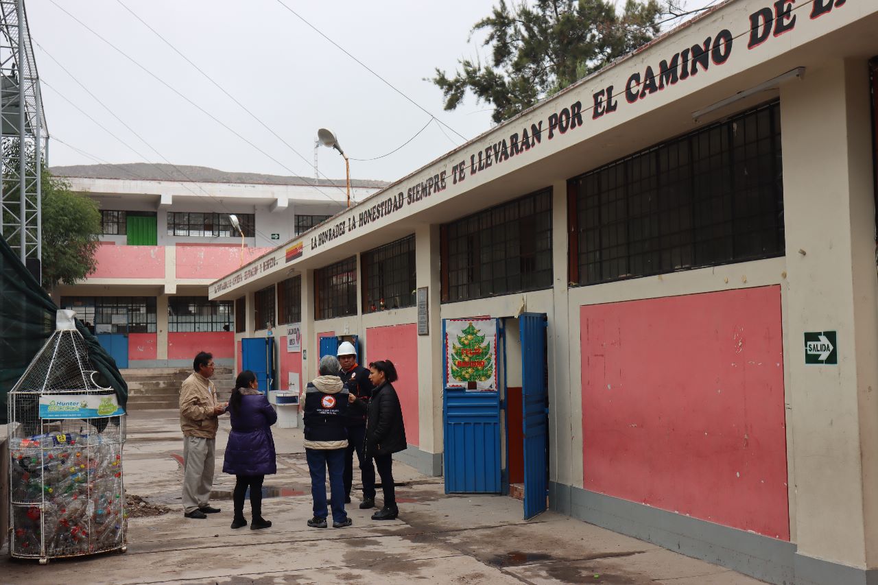 Registran 6 colegios afectados por las lluvias en Arequipa