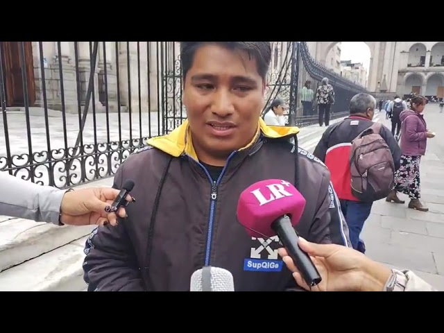 Declara Alex Cutipa, presidente del Frente de Defensa de Caylloma sobre la coyuntura actual.