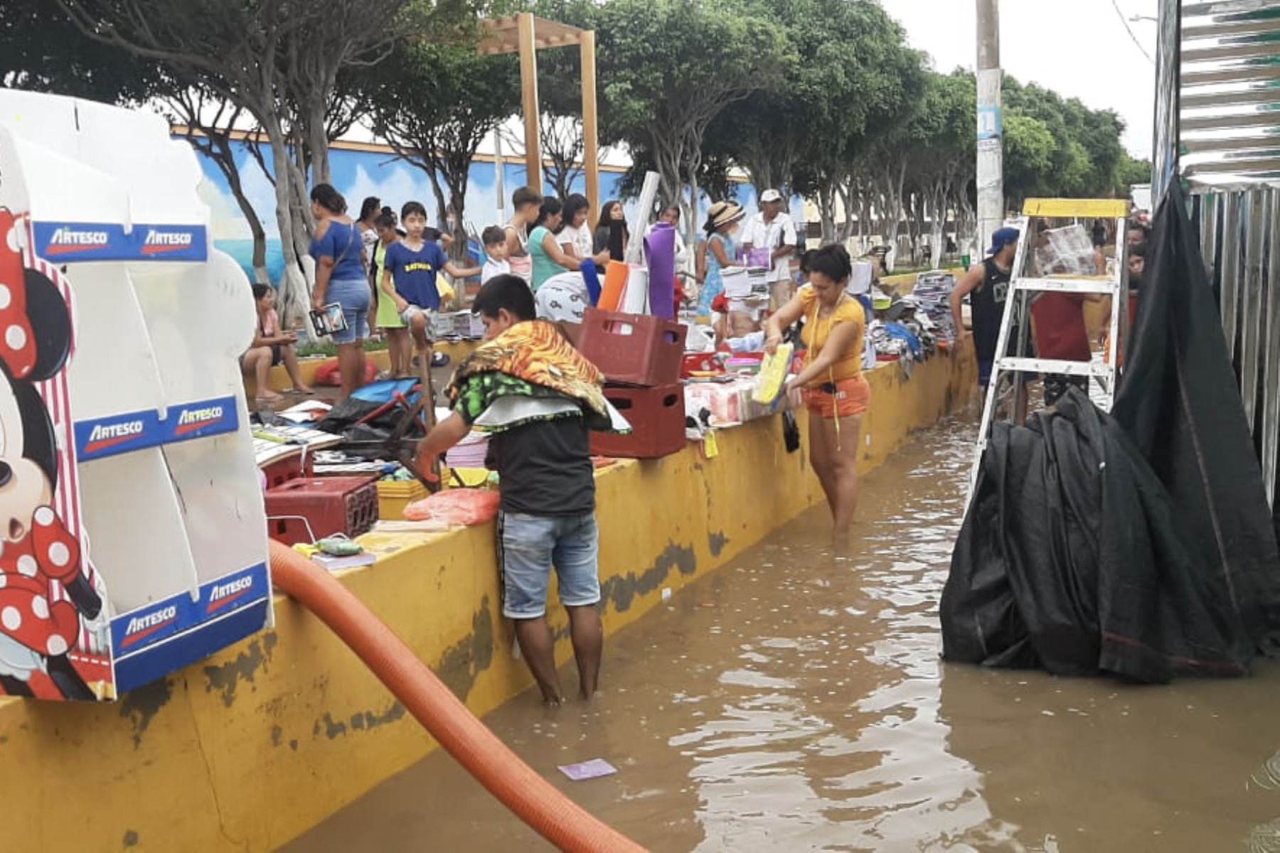 Seis muertos por lluvias e inundaciones en el norte